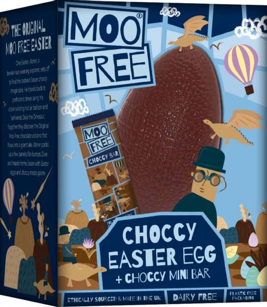 Moo Free Choccy Pske Egg med mini-sjokoladebar